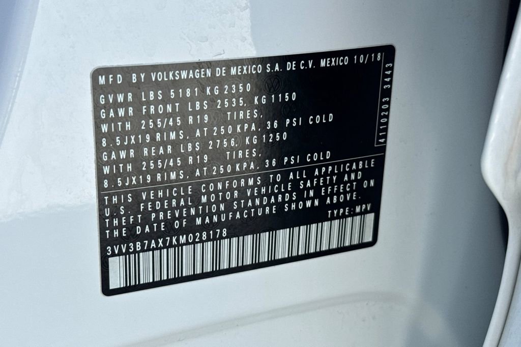 Used 2019 Volkswagen Tiguan SEL R-Line image 28