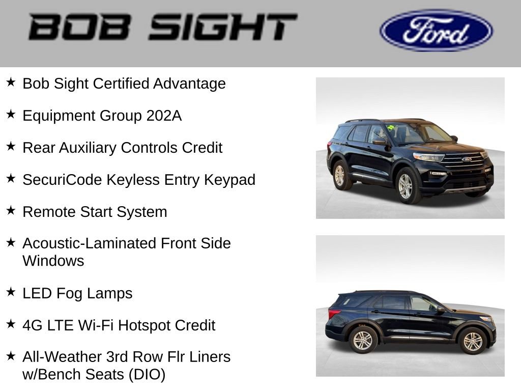 Used 2023 Ford Explorer XLT w/ Equipment Group 202A image 4