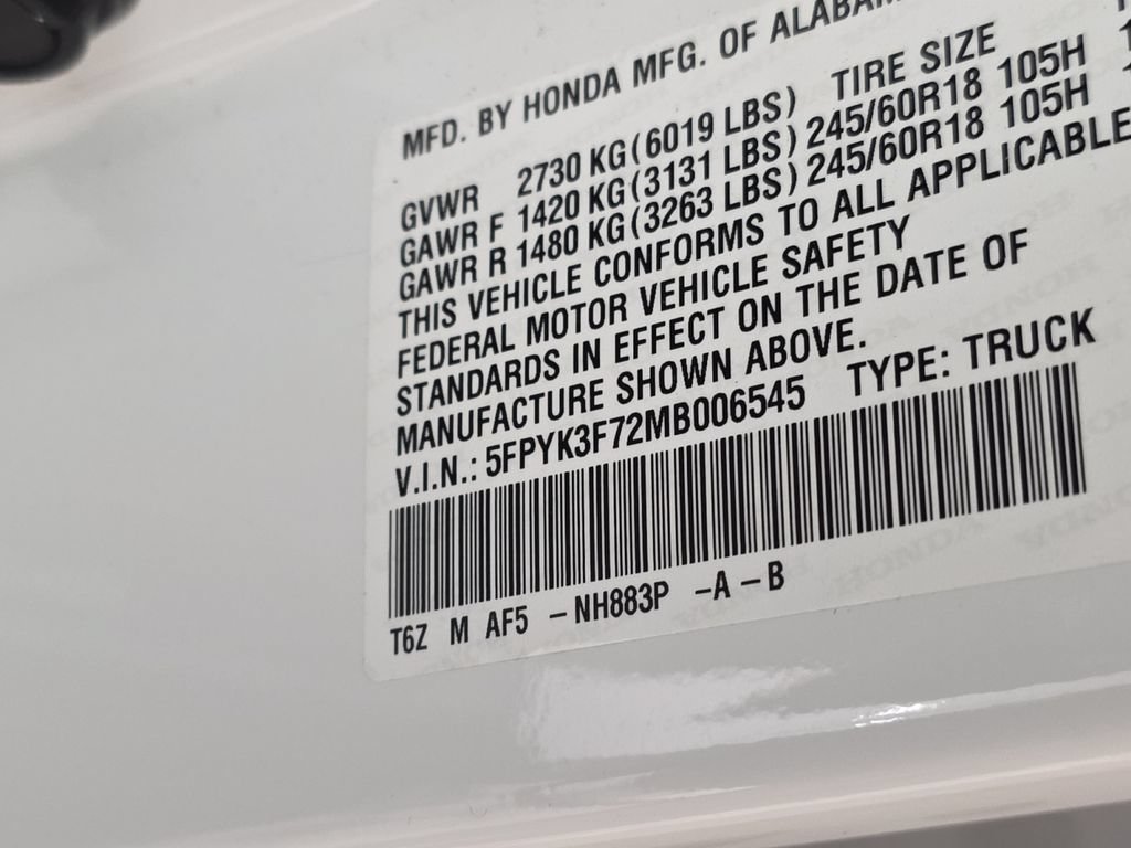Used 2021 Honda Ridgeline RTL-E image 10