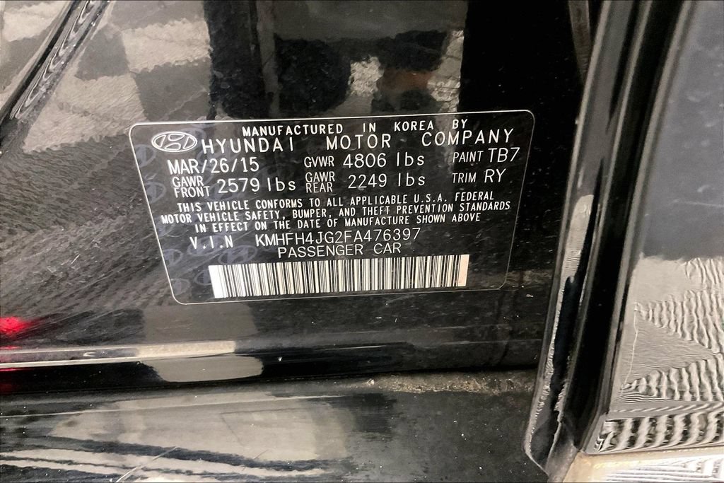 Used 2015 Hyundai Azera Limited FWD image 43