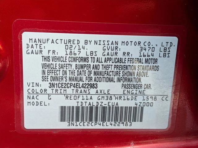 Used 2014 Nissan Versa Note SV FWD image 22
