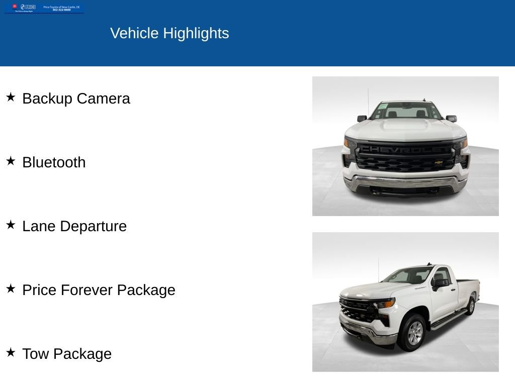 Used 2025 Chevrolet Silverado 1500 W/T RWD image 2