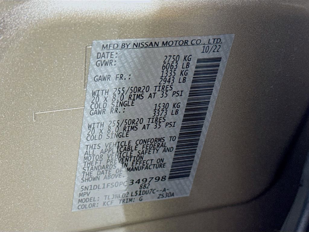 Used 2023 INFINITI QX60 Luxe w/ Cargo Package AWD/4WD image 42