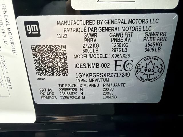 Certified 2024 Cadillac XT6 Sport w/ Technology Package AWD/4WD image 34