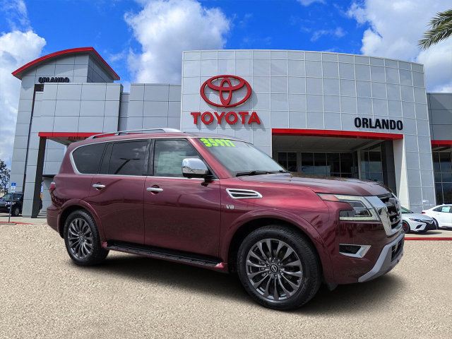Used 2022 Nissan Armada Platinum w/ Captain's Chairs Package AWD/4WD image 1