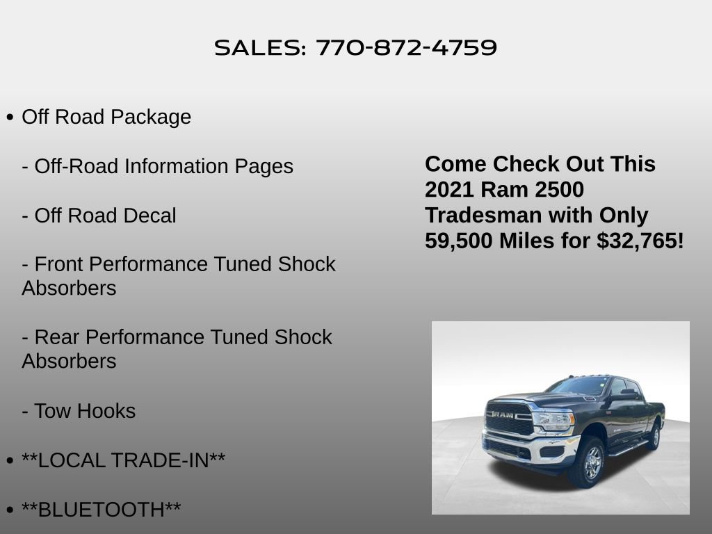 Used 2021 RAM 2500 Tradesman AWD/4WD image 10