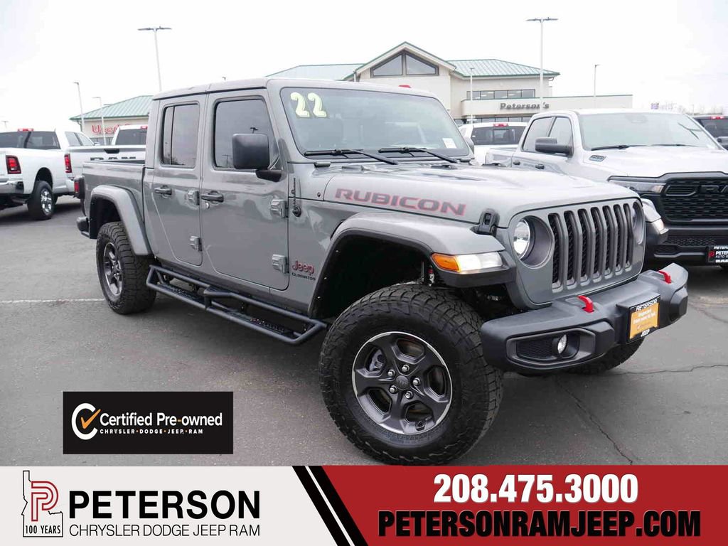 Certified 2022 Jeep Gladiator Rubicon w/ Trailer Tow Package 360° Tour