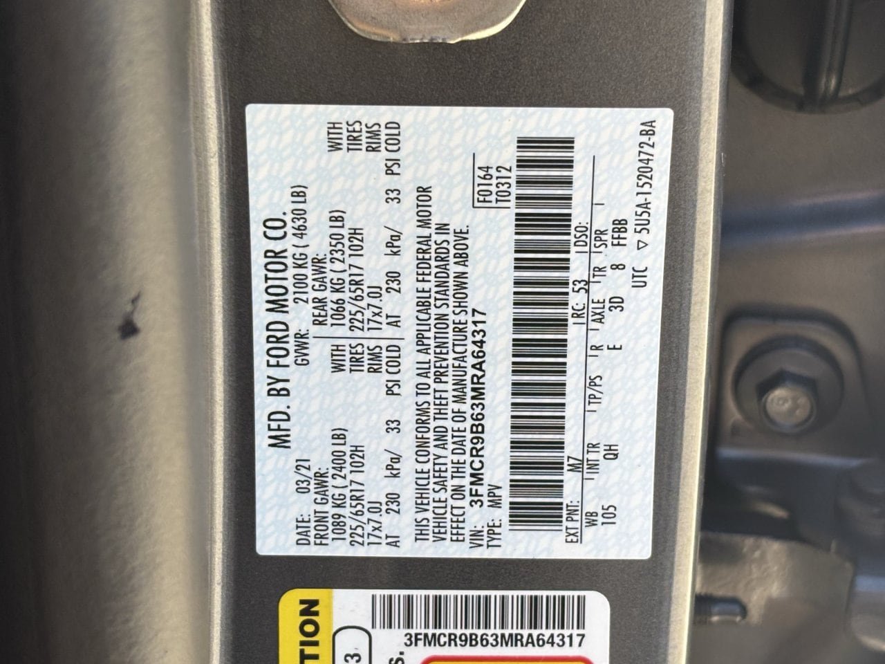 Used 2021 Ford Bronco Sport Big Bend AWD/4WD image 30