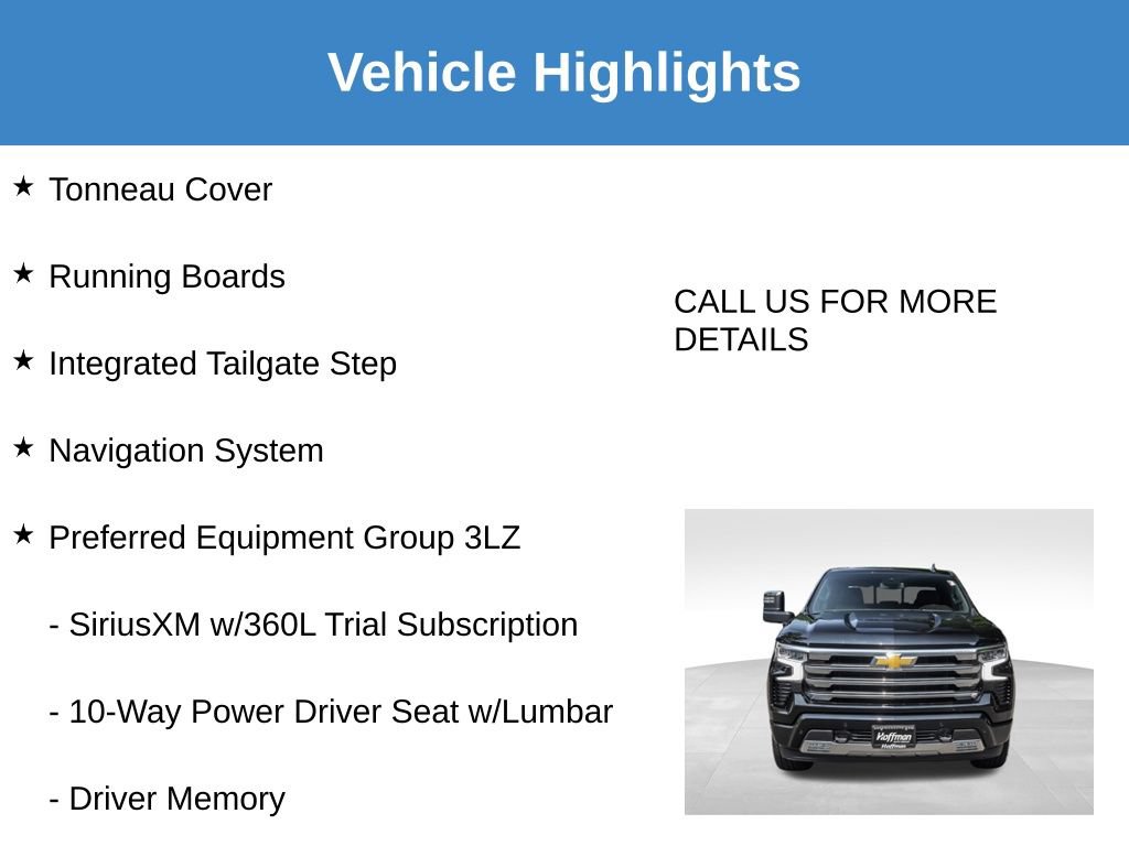 Used 2025 Chevrolet Silverado 1500 High Country w/ High Country Premium Package AWD/4WD image 8
