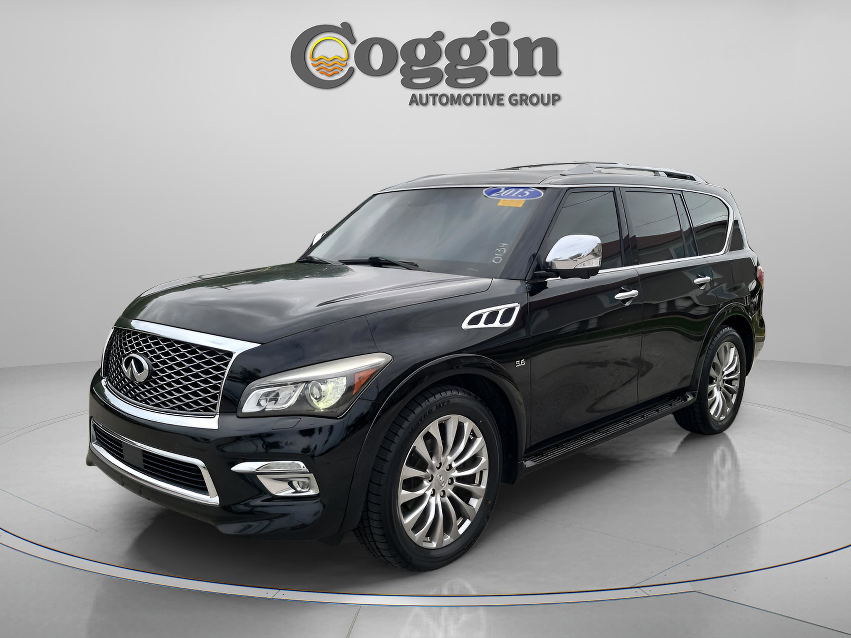 Used 2015 INFINITI QX80 4WD w/ Deluxe Technology Package image 1
