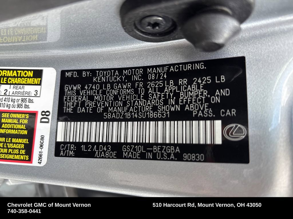 Used 2025 Lexus ES 350 w/ Premium Package image 33