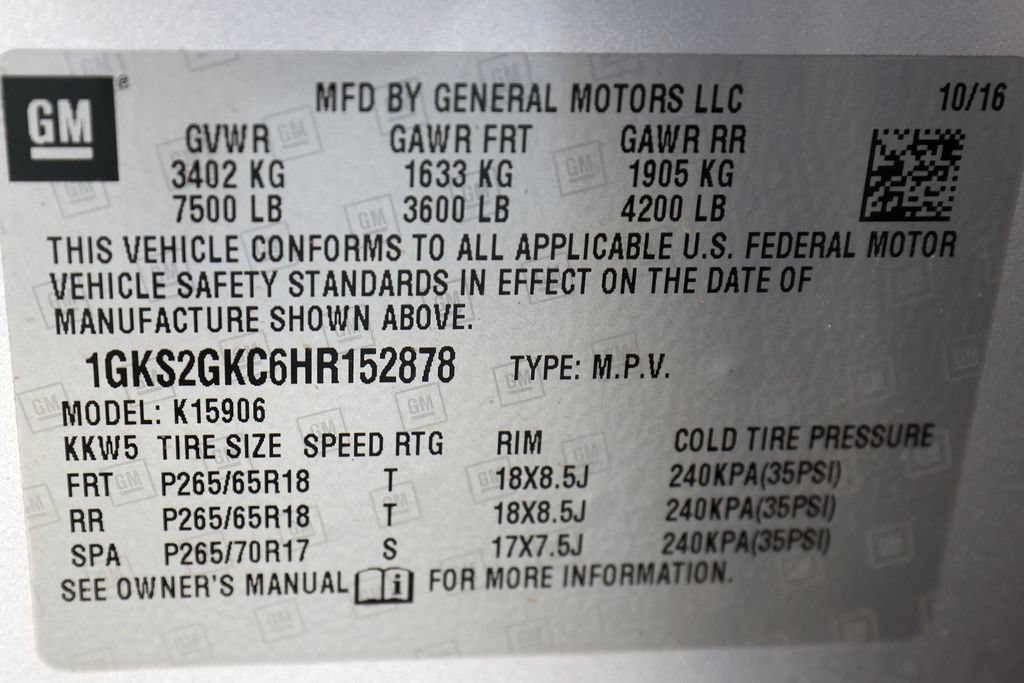 Used 2017 GMC Yukon XL SLT w/ Open Road Package AWD/4WD image 12