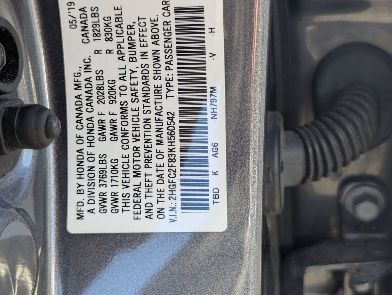 Used 2019 Honda Civic Sport image 30