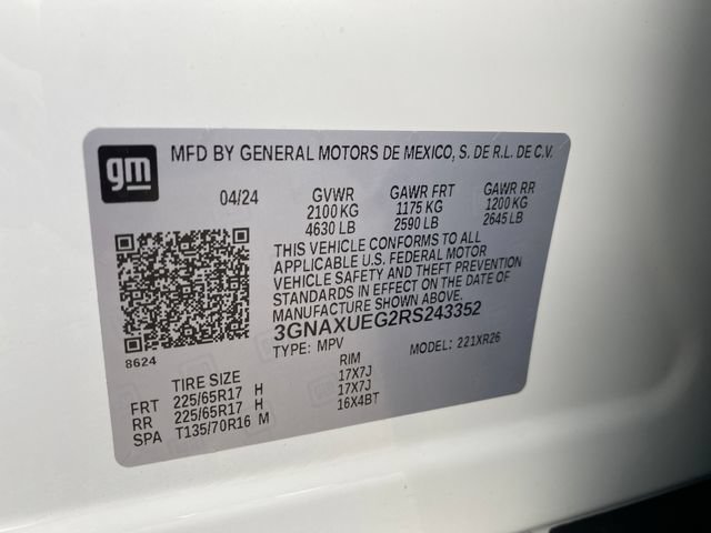 Certified 2024 Chevrolet Equinox LT AWD/4WD image 25