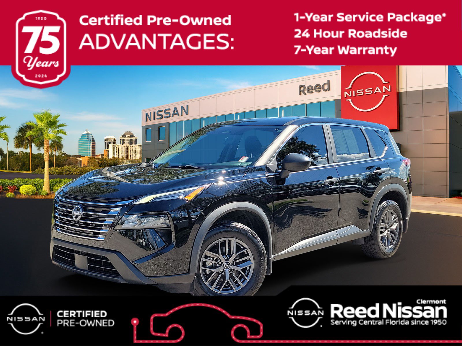 Certified 2024 Nissan Rogue S FWD image 1