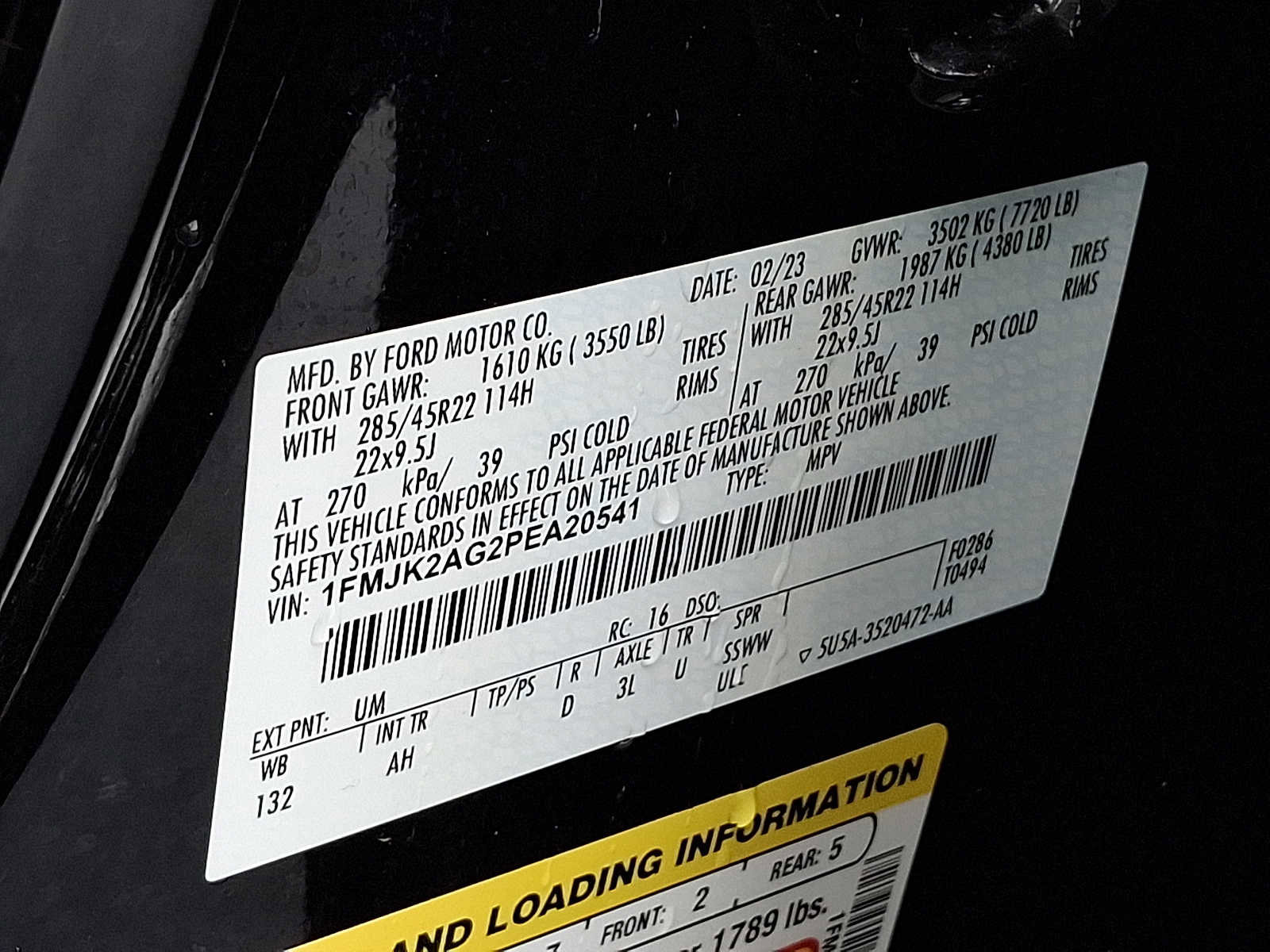 Certified 2023 Ford Expedition Max Limited AWD/4WD image 26