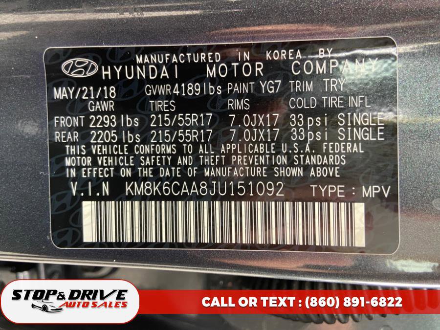 Used 2018 Hyundai Kona SEL w/ SEL Tech Package 02 image 21