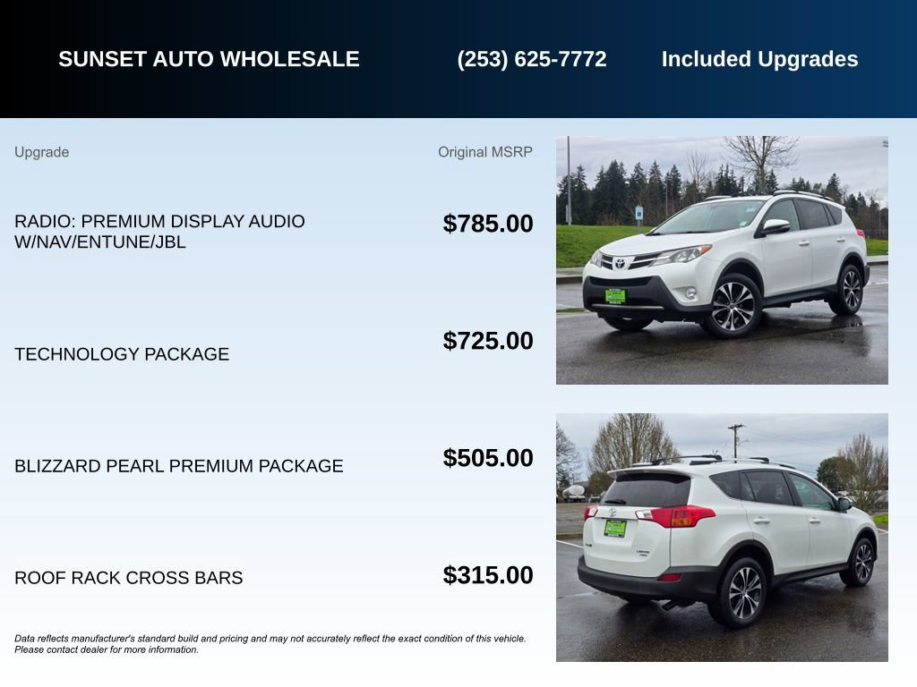 Used 2015 Toyota RAV4 Limited w/ Technology Package image 22