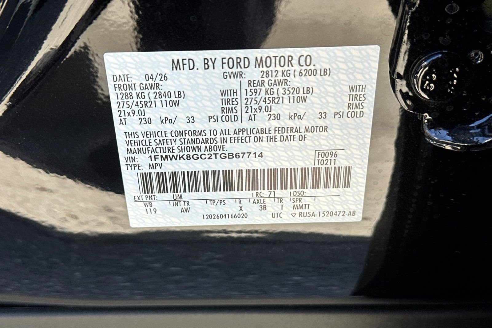 New 2026 Ford Explorer ST w/ Sun And Sound Package AWD/4WD image 29
