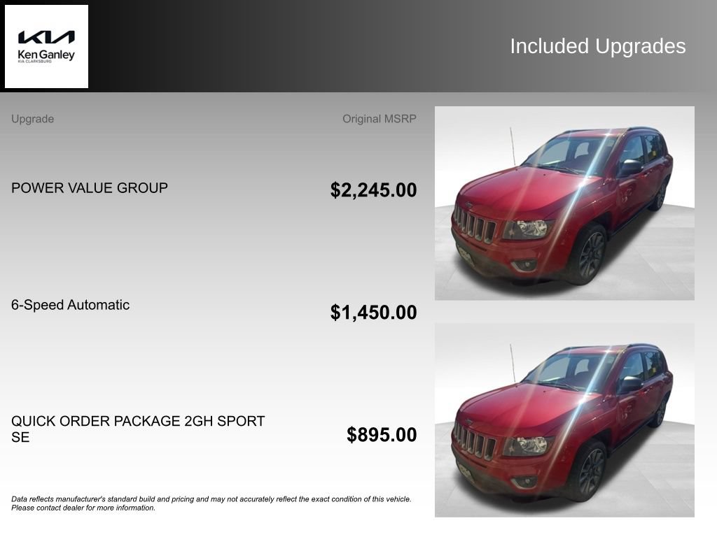 Used 2017 Jeep Compass Sport w/ Power Value Group AWD/4WD image 4