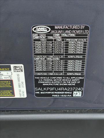 Certified 2024 Land Rover Range Rover SE AWD/4WD image 26