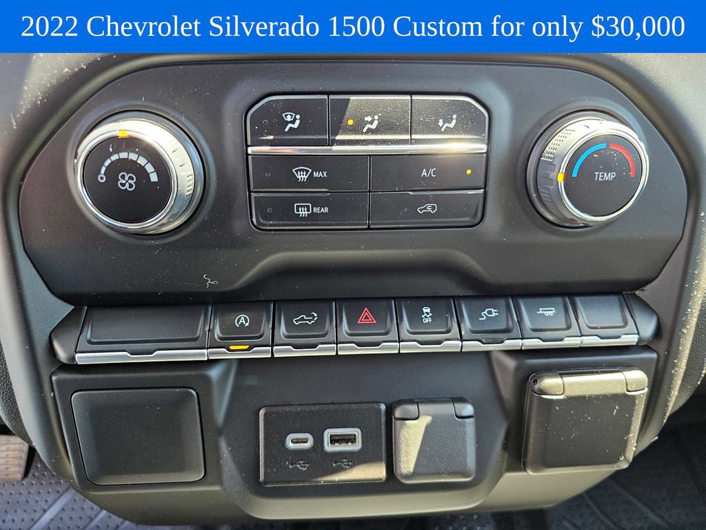 Used 2022 Chevrolet Silverado 1500 Custom w/ Safety Confidence Package RWD image 28