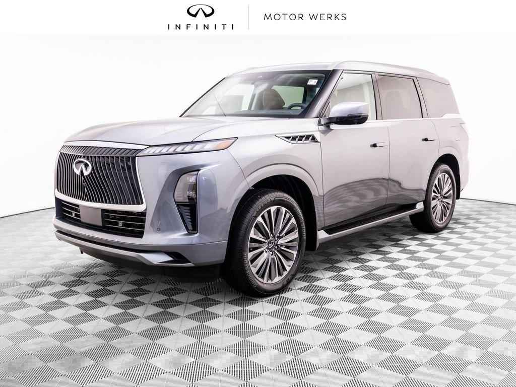 New 2027 INFINITI QX80 Luxe w/ Cargo Package AWD/4WD 360° Tour