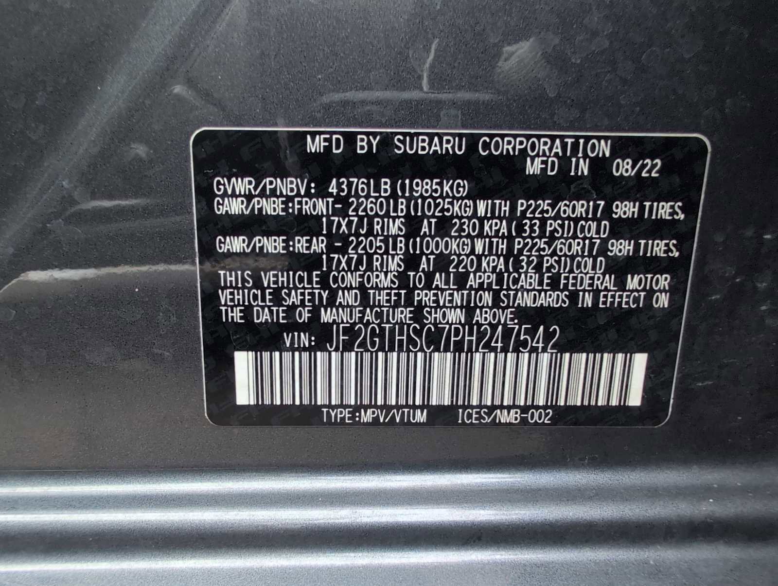 Used 2023 Subaru Crosstrek 2.5i Sport image 33