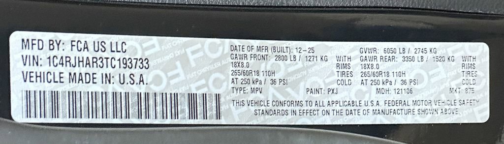 New 2026 Jeep Grand Cherokee Altitude image 45