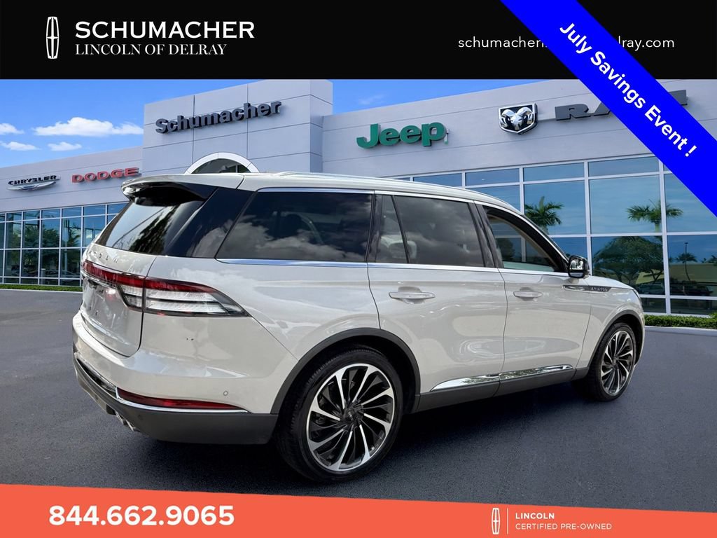 Certified 2023 Lincoln Aviator Reserve w/ Equipment Group 201A RWD image 7