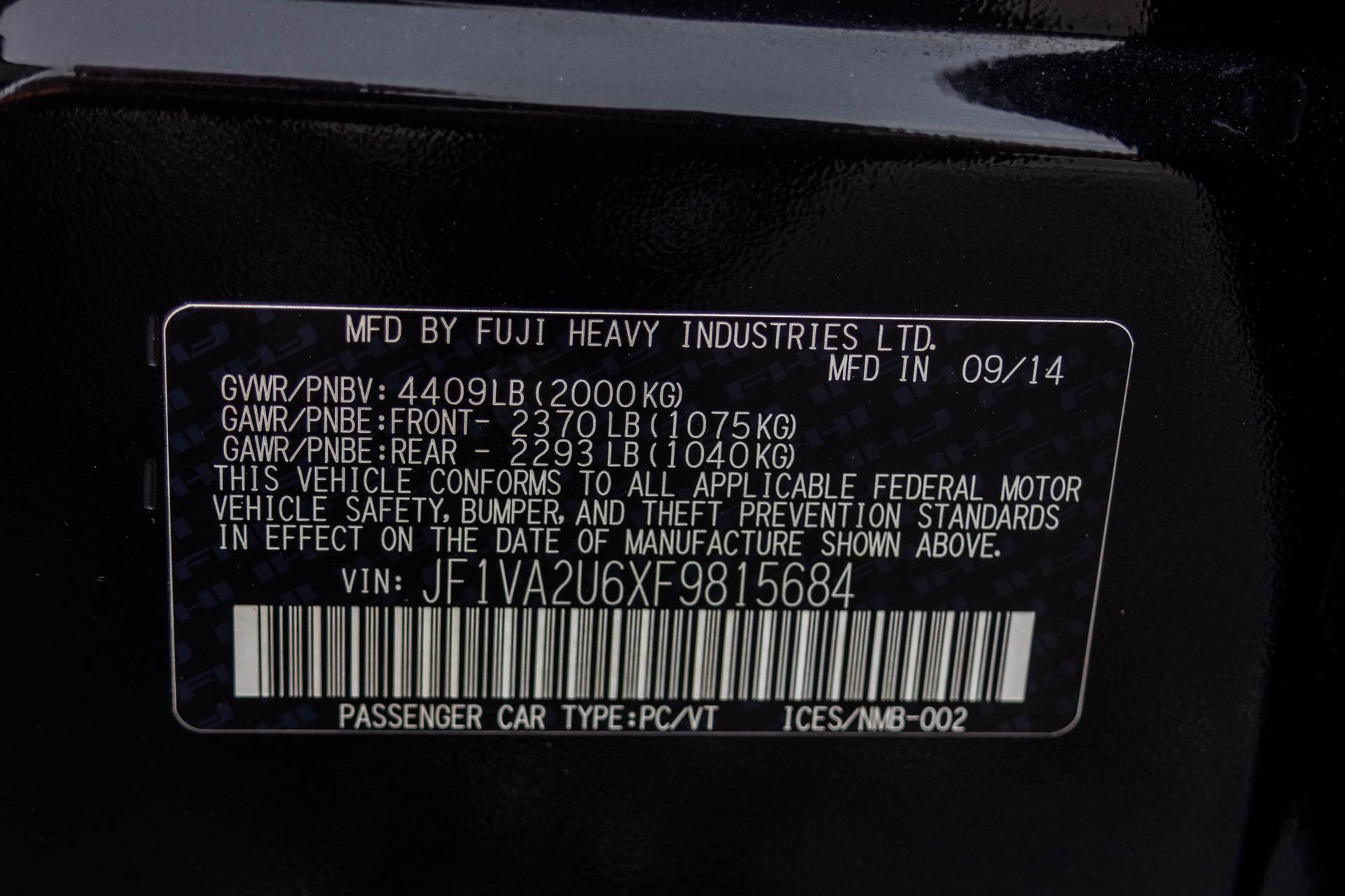 Used 2015 Subaru WRX STI Limited AWD/4WD image 55