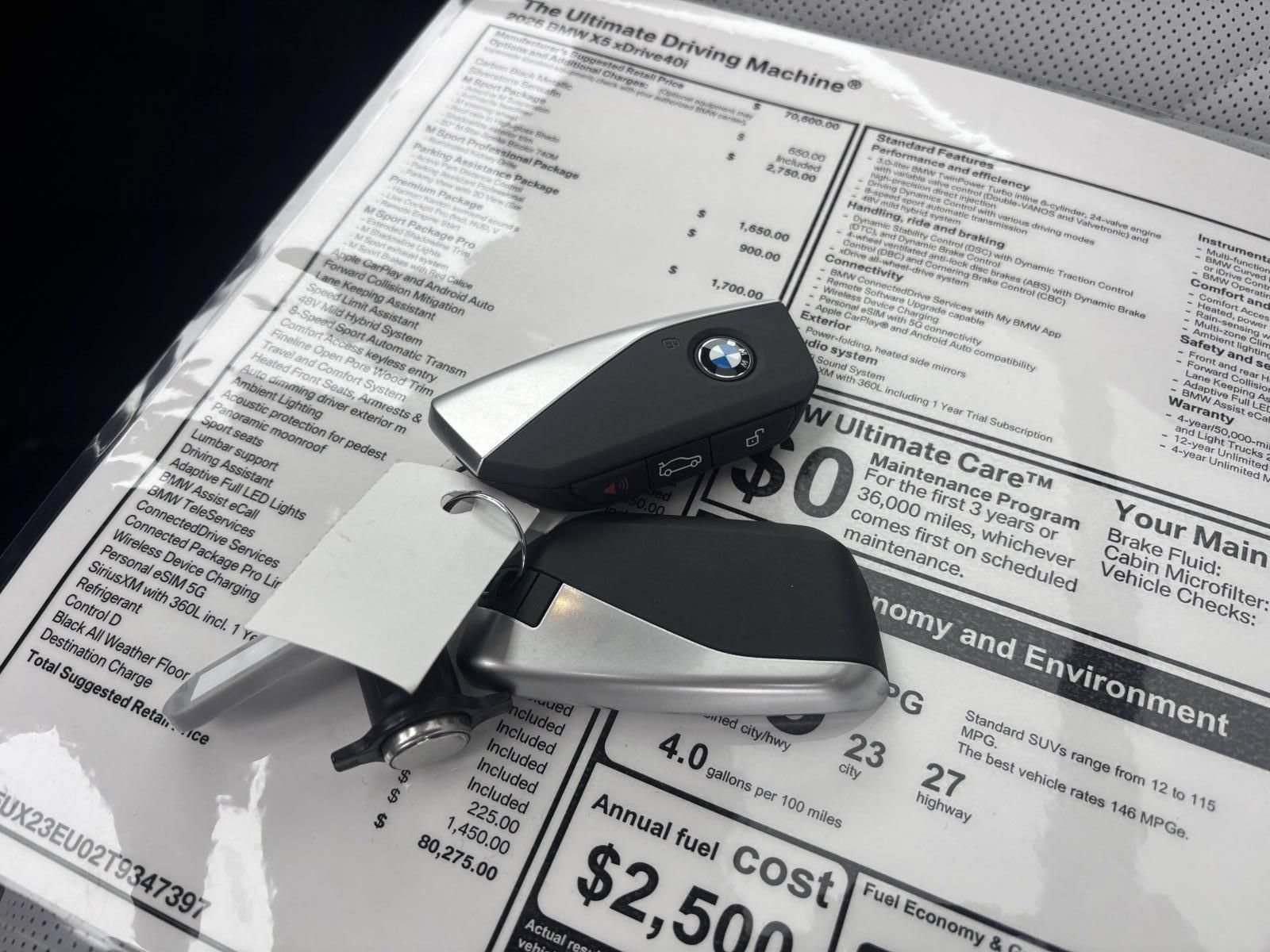 New 2026 BMW X5 xDrive40i w/ M Sport Package AWD/4WD image 35