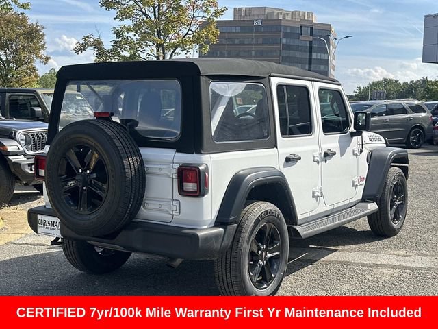 Certified 2021 Jeep Wrangler Unlimited Sport AWD/4WD image 3