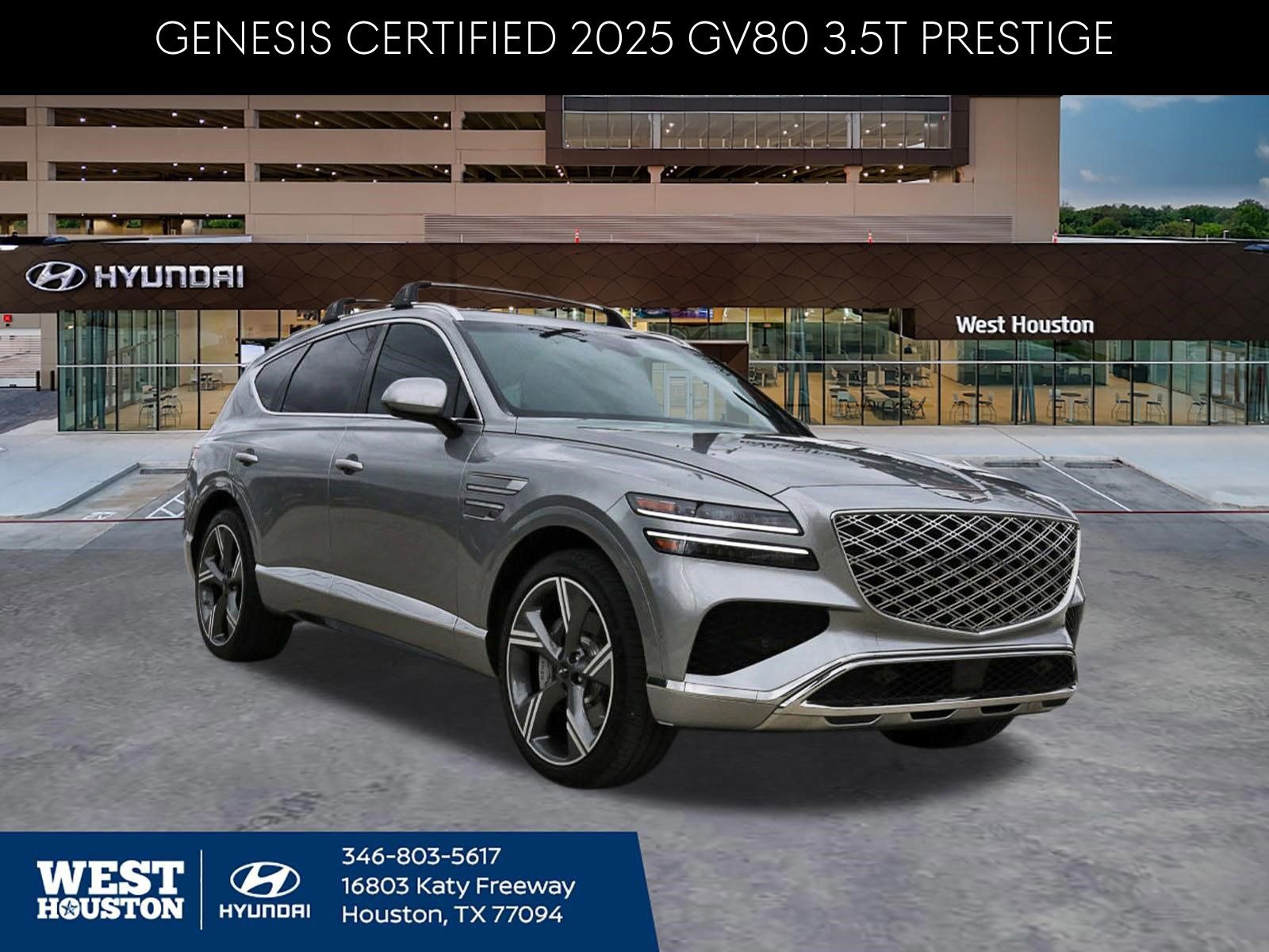 Used 2025 Genesis GV80 3.5T Prestige AWD/4WD image 1