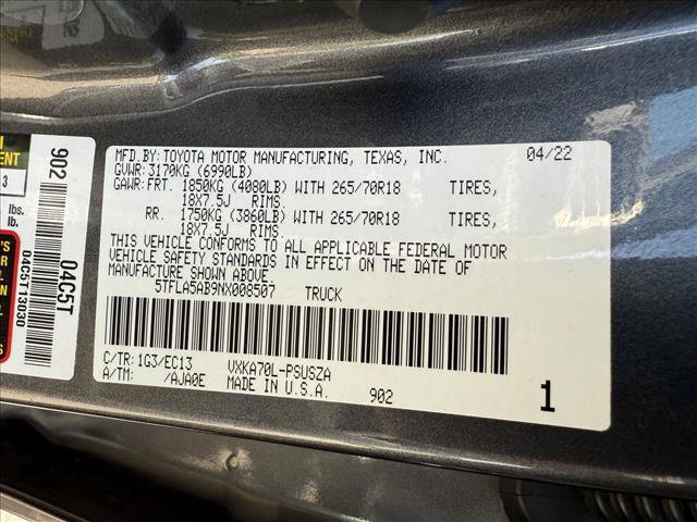 Used 2022 Toyota Tundra SR5 image 15