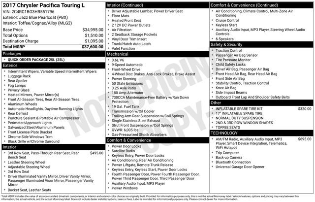 Used 2017 Chrysler Pacifica Touring-L image 32