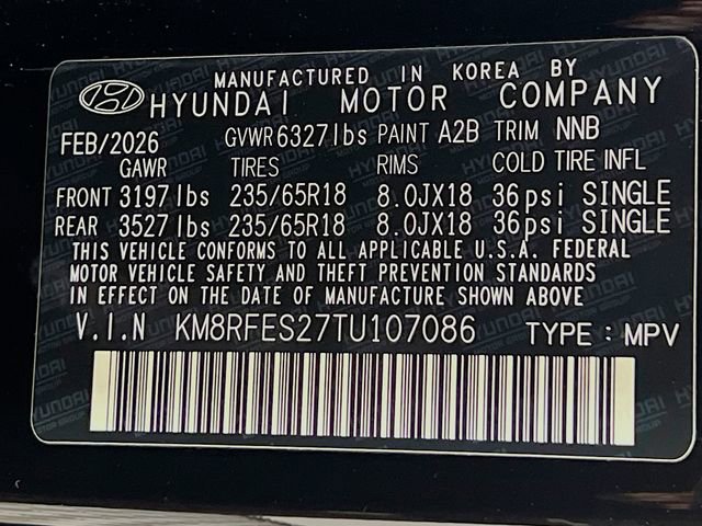 New 2026 Hyundai Palisade SE AWD/4WD image 16