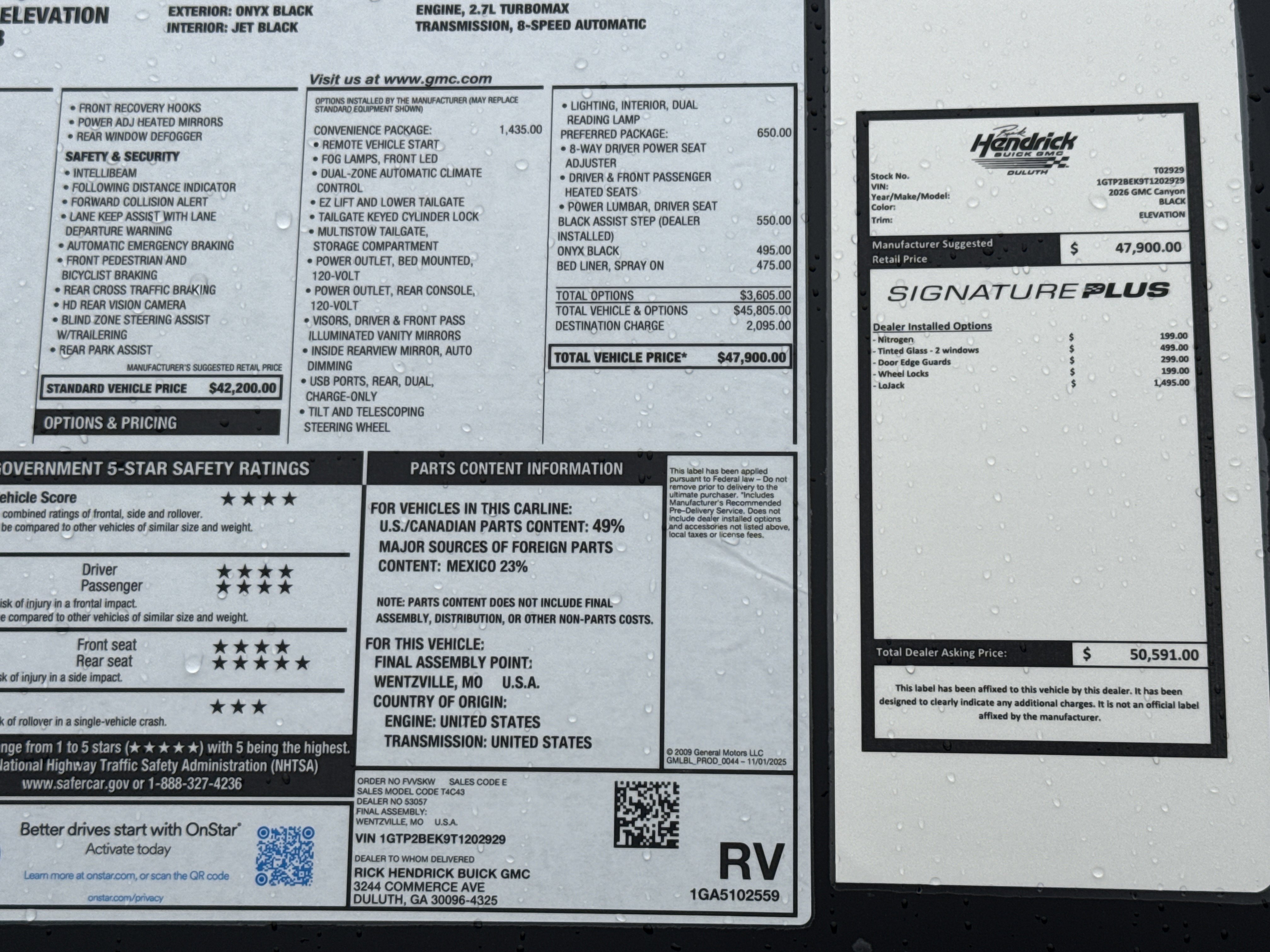 New 2026 GMC Canyon Elevation w/ Convenience Package image 35