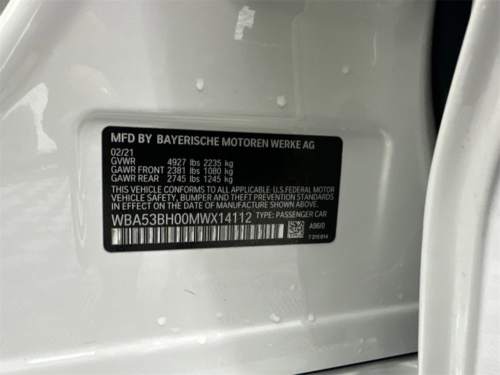 Used 2021 BMW 530i w/ Convenience Package image 33