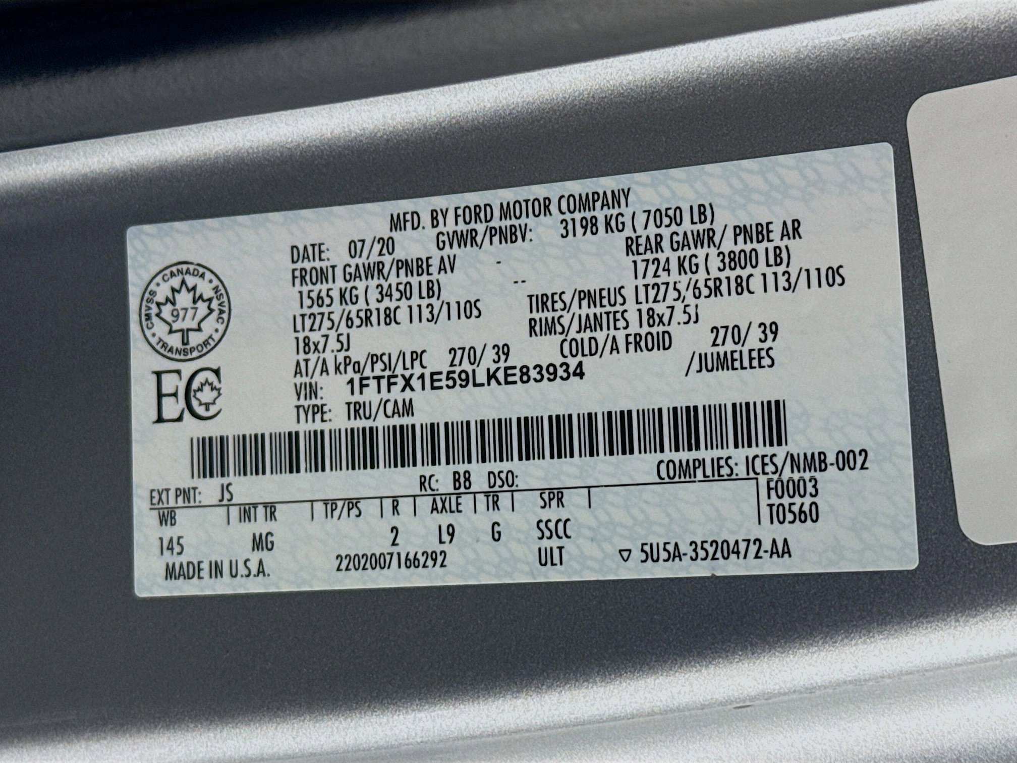 Used 2020 Ford F150 XLT w/ XTR Package image 37