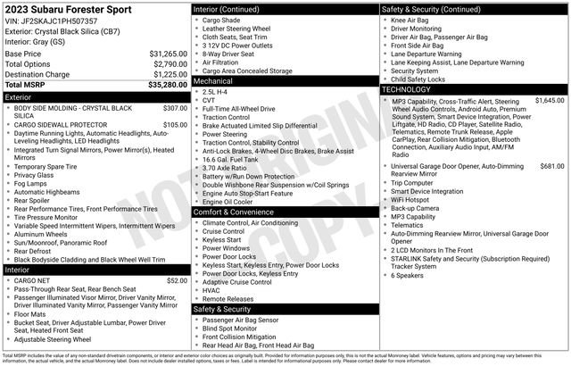 Used 2023 Subaru Forester Sport AWD/4WD image 19