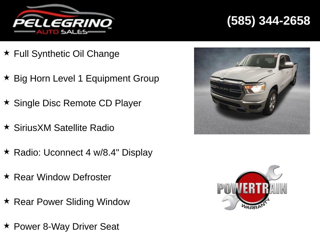 Used 2019 RAM 1500 Big Horn AWD/4WD image 2