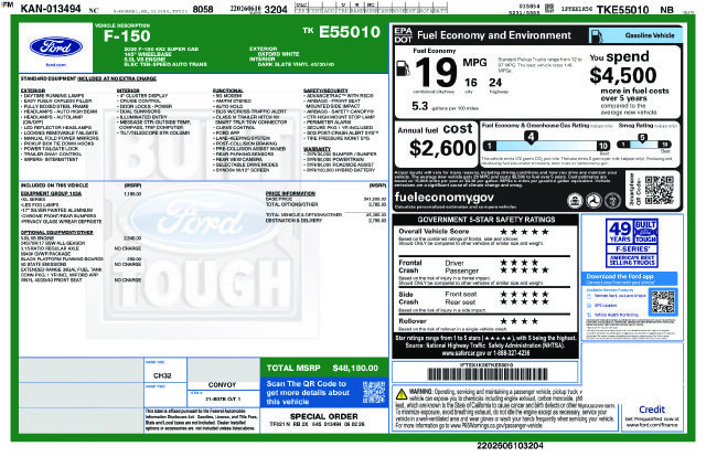 New 2026 Ford F150 XL w/ Equipment Group 103A High RWD image 6