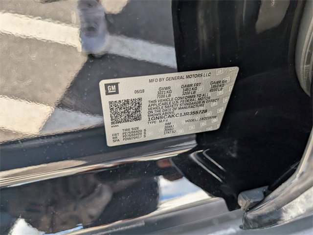 Used 2018 Chevrolet Tahoe LS w/ Enhanced Driver Alert Package image 16