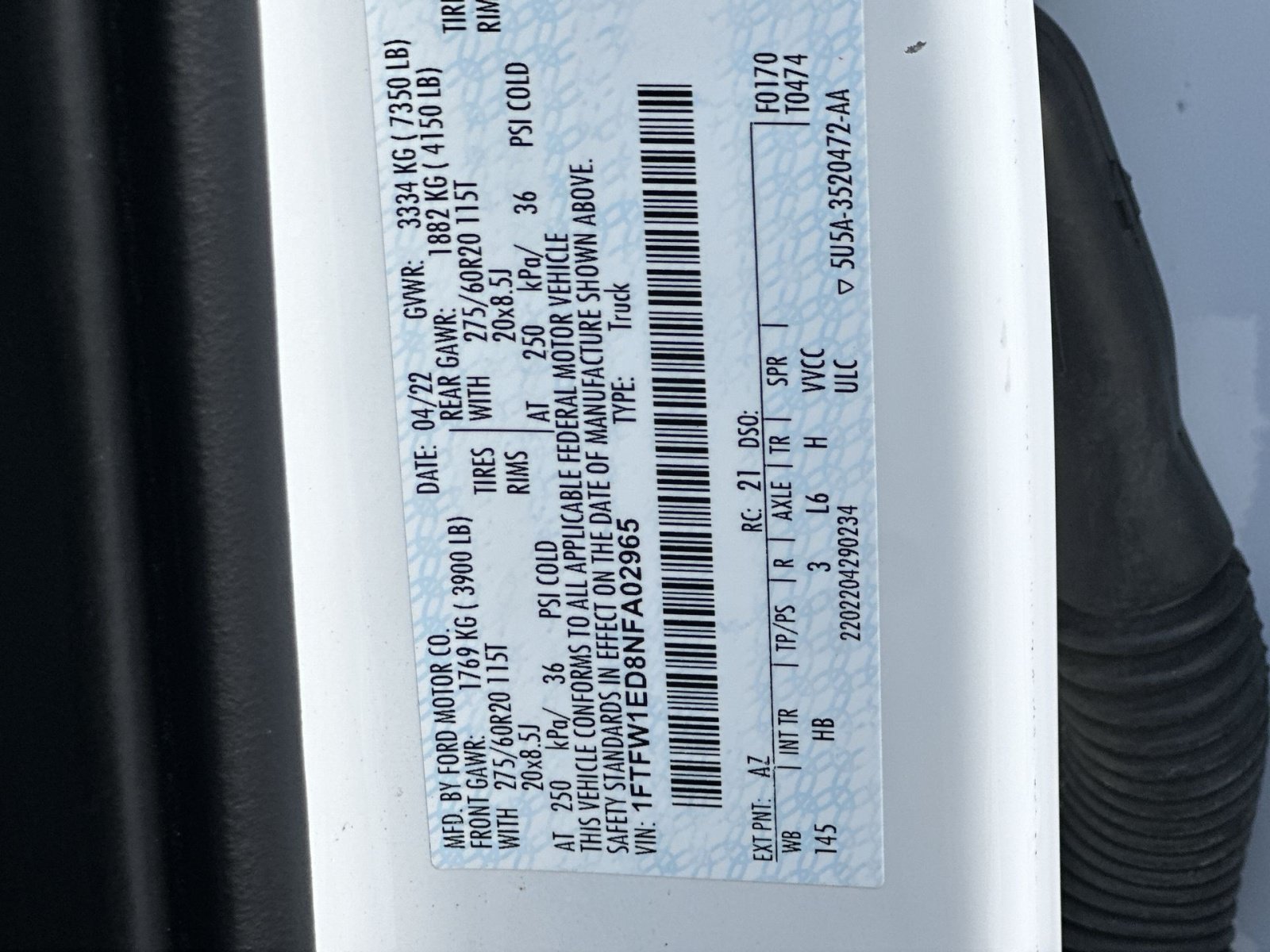 Used 2022 Ford F150 Lariat AWD/4WD image 30