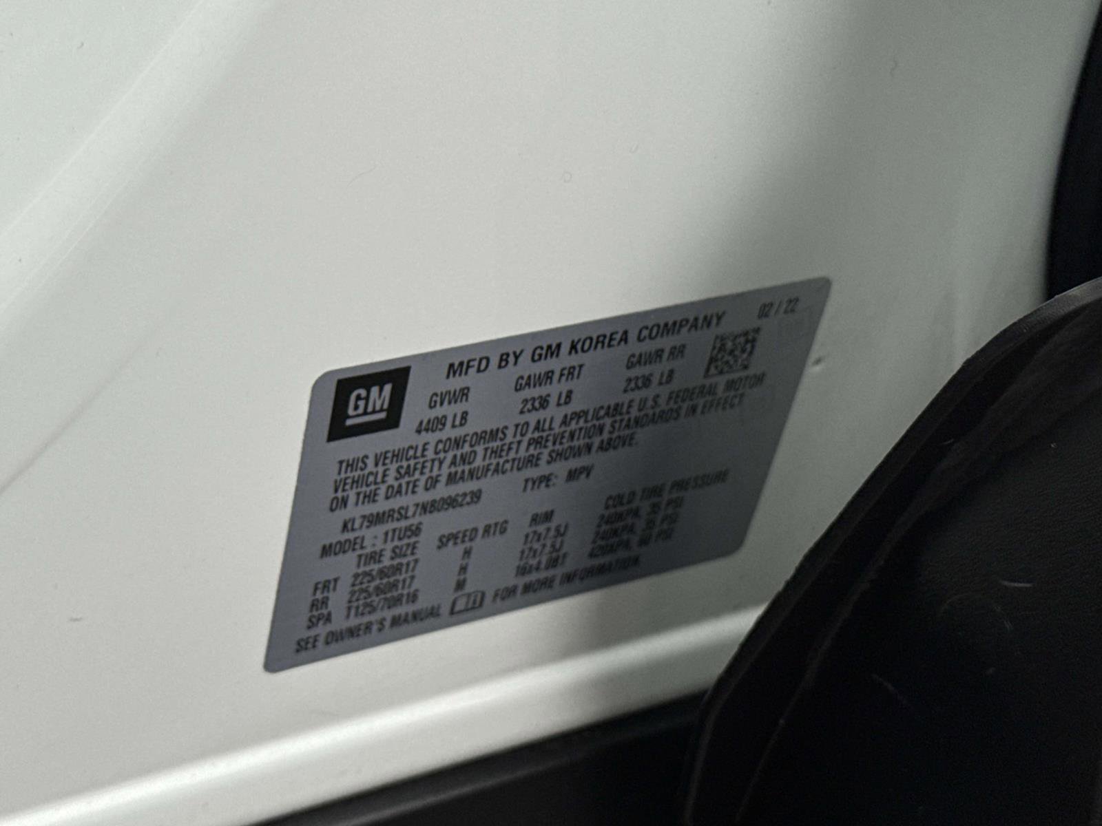 Used 2022 Chevrolet TrailBlazer LT image 30