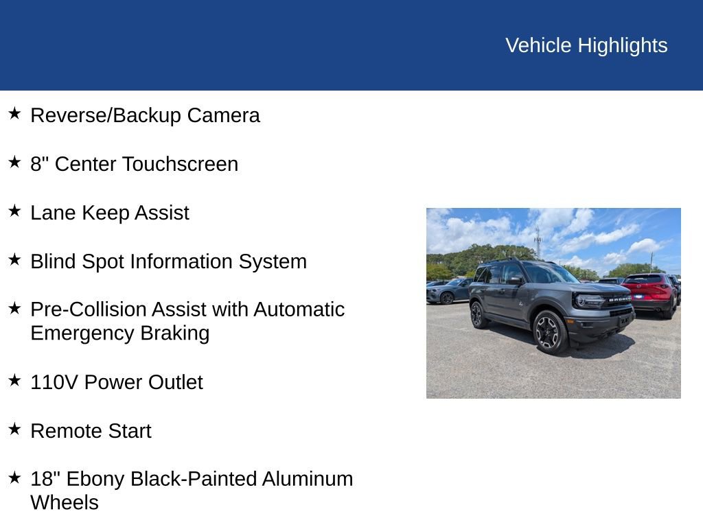 Used 2024 Ford Bronco Sport Outer Banks AWD/4WD image 33