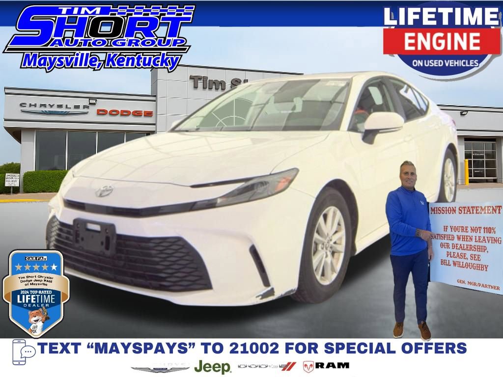 Used 2025 Toyota Camry LE FWD image 1