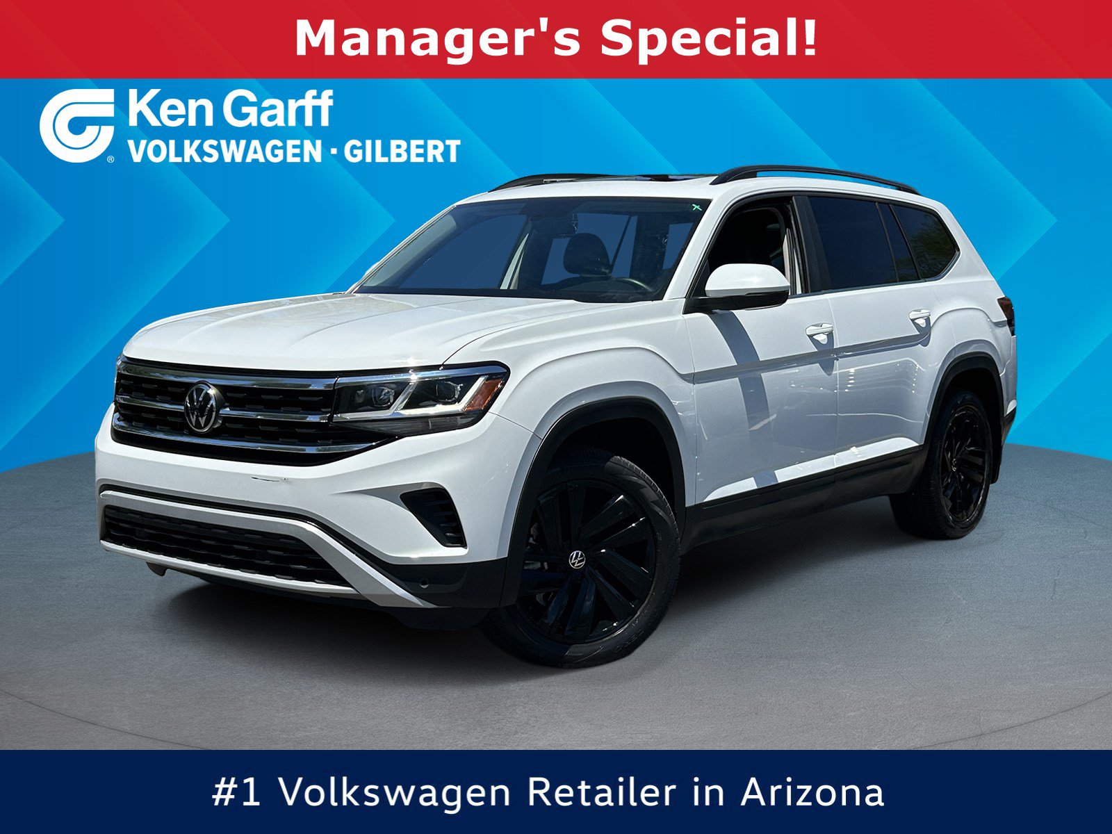 Used 2023 Volkswagen Atlas SE AWD/4WD image 1