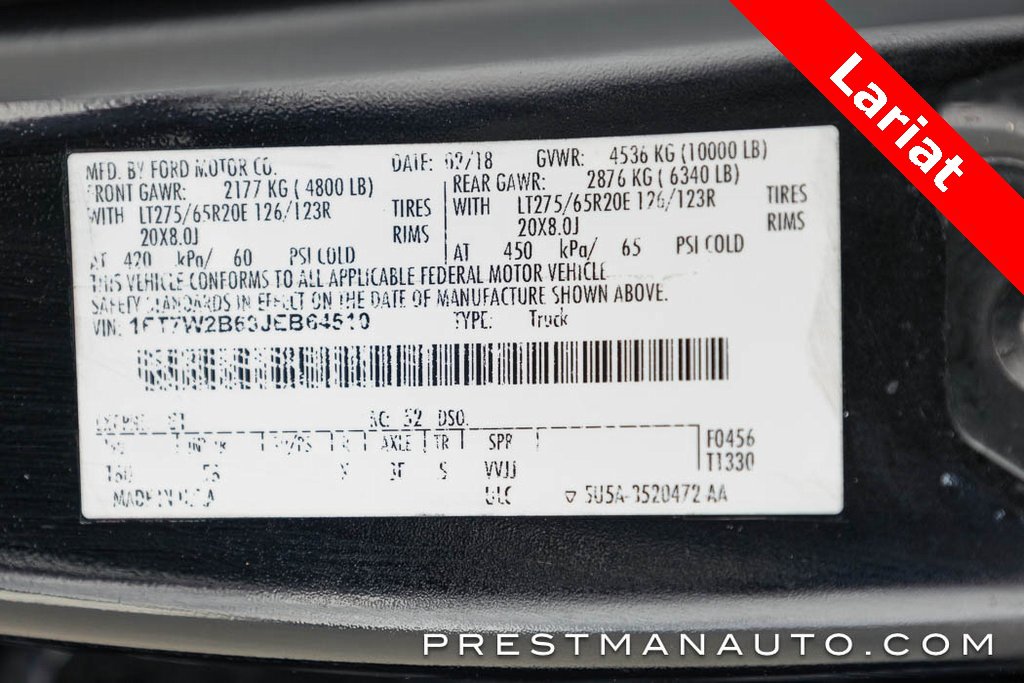 Used 2018 Ford F250 Lariat w/ Chrome Package image 50